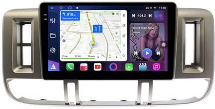 Магнитола для Nissan X-Trail T30 2000-2003 - FarCar 7010F3 монитор 9.5" QLED на Android 14, TS18, CarPlay, 4G SIM-слот
