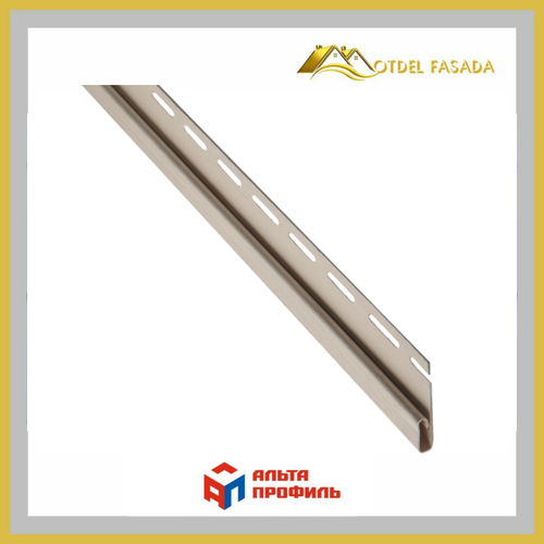 Планка финишная  Альта профиль Т-14 Белый 3м