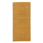 Лычка золотая металлическая МВД 20х45 мм