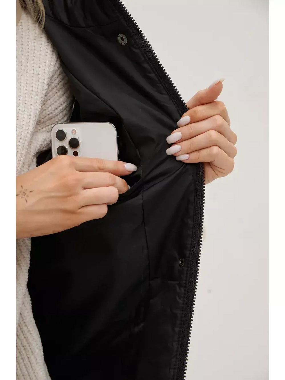 Жилетка утепленная безрукавка больших размеров