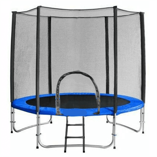 Батут с сеткой и лестницей, диаметр 6 фт