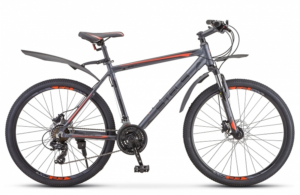 Велосипед 26" STELS Navigator-620 D V010 р.17" Антрацитовый