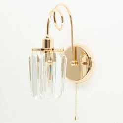 Citilux Синди CL330312 Бра хрустальное с выключателем Золото