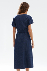 51749 Платье женское (синий в полоску)