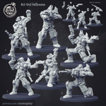 Орк Полуорк Изобретатель Алхимик 1шт миниатюра для dnd, днд, pathfinder, фентези, Настольная игра, НРИ, Варгейм, РПГ