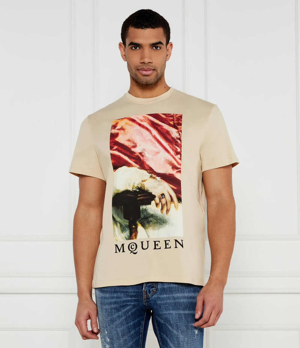 Футболка Alexander McQueen - бежевый(815011 QTADA)