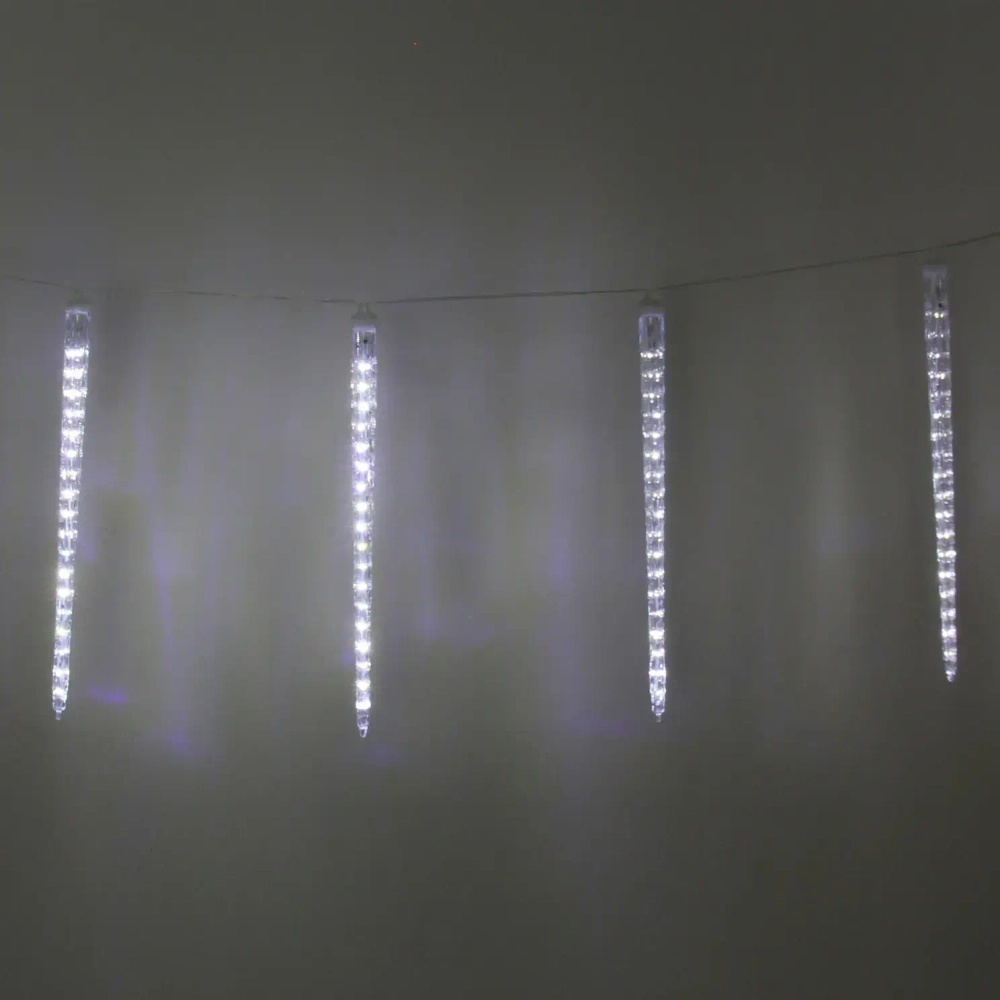 Гирлянда для улицы «Сосулька» 3,0 м*42 см 288 ламп LED, IP-54, Белый (8 трубок)
