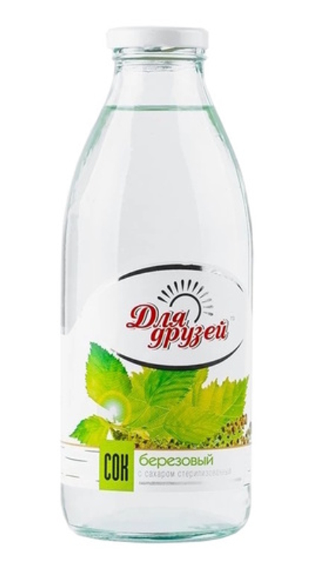 Сок березовый с сахаром "Для друзей"  750мл. Городейский
