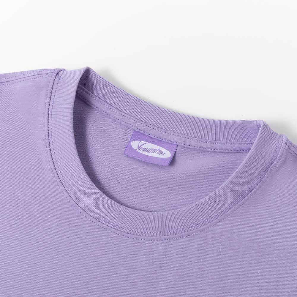 Футболка Ymkashix Sprayed logo фиолетовая