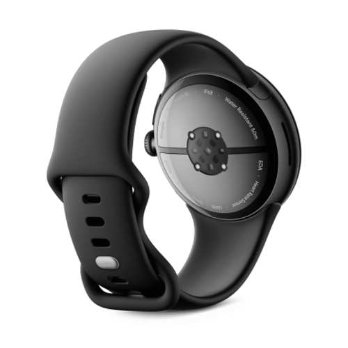 Умные часы Google Pixel Watch 3, 45 мм, Wi-Fi, «Матовый чёрный» корпус, ремешок цвета «Чёрный обсидиан»