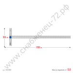ЗУБР Т-угольник алюминиевый с подвижной направляющей, Профессионал (34389)