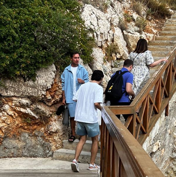 Рубашка #4 Вельветовая Голубая - фото 16