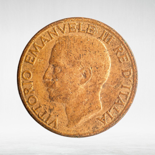 Italy 10 Centesimi 1922 R "Victor Emmanuel III", VF