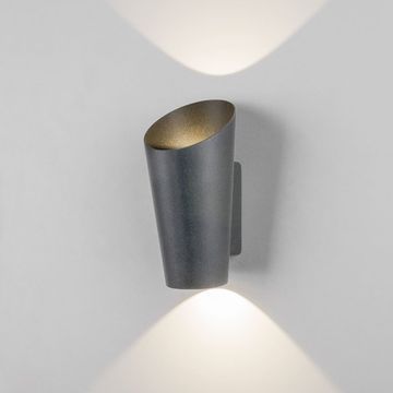 Уличный настенный светодиодный светильник 1539 TECHNO LED серый Tronc Elektrostandard