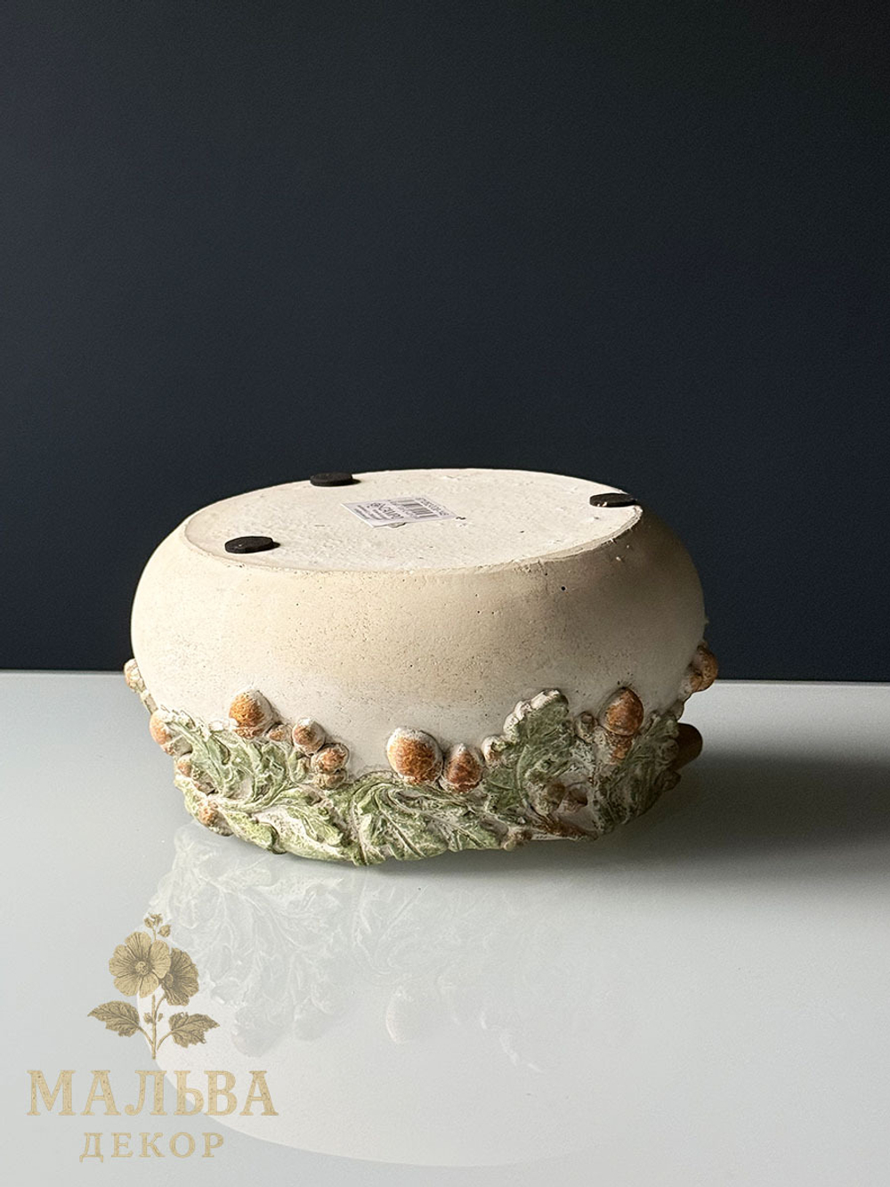 Кашпо "Желуди" плоское D19,5xH10,5 см