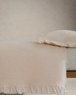 Zara Home покрывало детское из хлопка, экрю