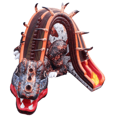 Коммерческий надувной батут "Мега - дракон"