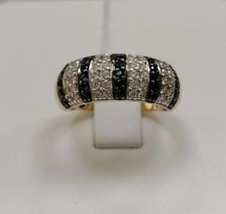 Кольцо из золота с фианитами