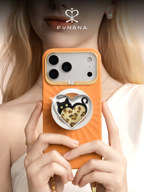 Попсокет Magsafe Leopard Whisper золотой Pynana