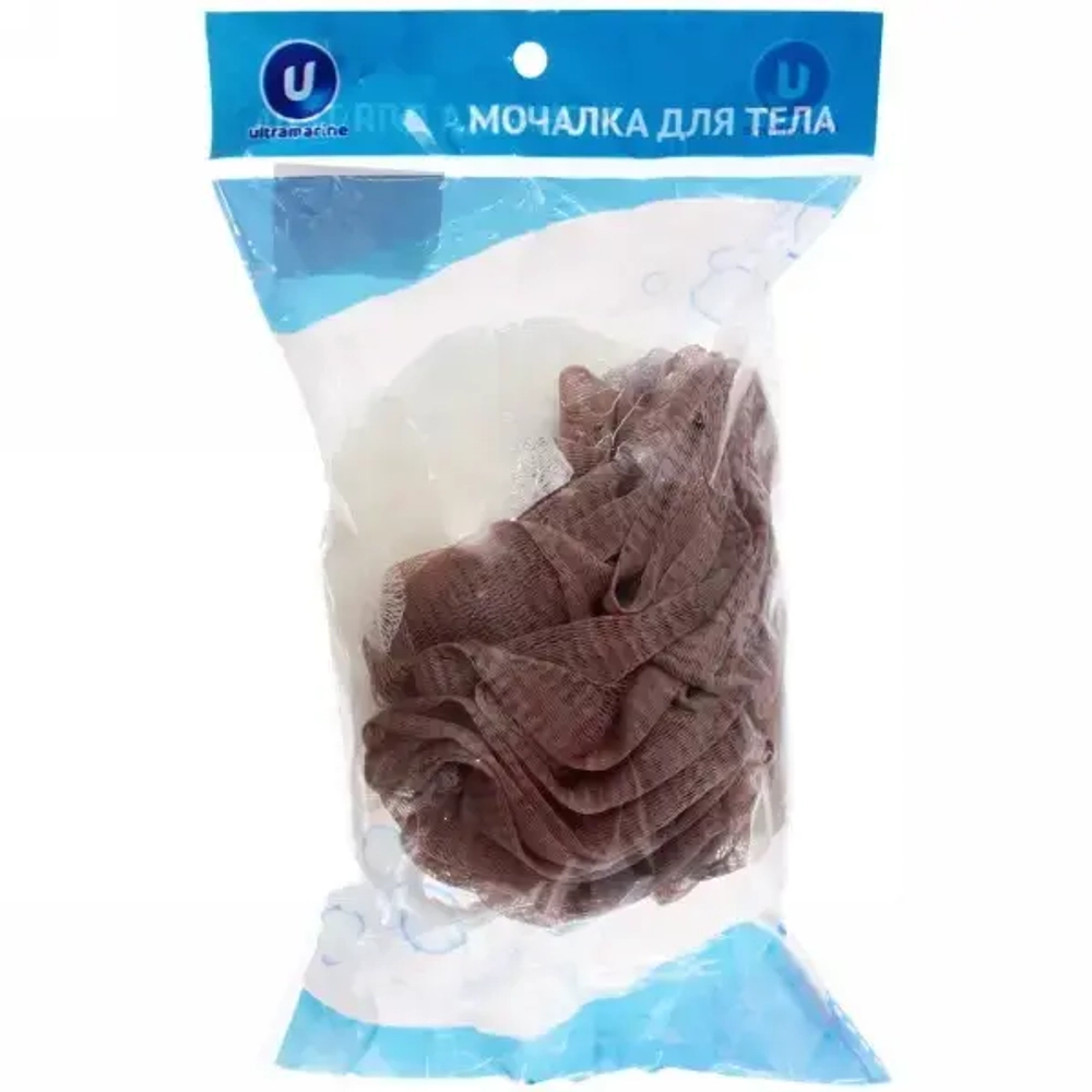 Мочалка для тела полипропиленовая «Ultramarine - Шарм», микс три цвета, 60грамм