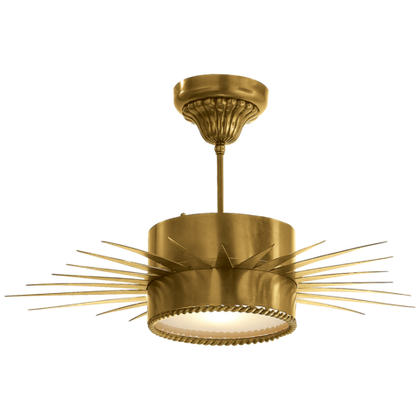 Потолочный светильник Visual Comfort Soleil Medium Semi-Flush