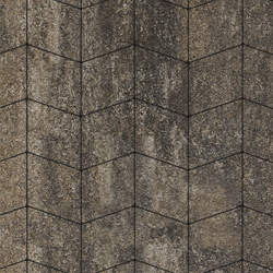 Тротуарная плитка РОМБ - Листопад гранит Старый замок