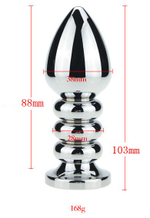 Пробка металл фигурная серебро с синим стразом 10,3х3,8см 47423-3MM