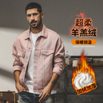 Джинсовая мужская куртка из классической винтажной ткани,сезон весна-осень