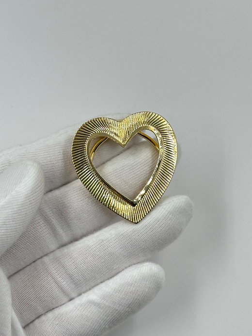 Зажим для платка Сердце