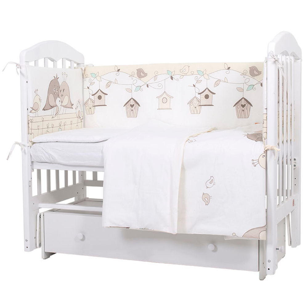 610 Комплект "Птенчики" (6 предметов), бязь