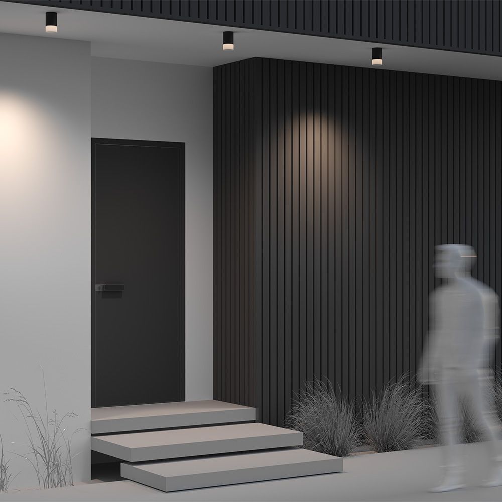 Уличный потолочный светодиодный светильник Maytoni Ember O499CL-L10B3K