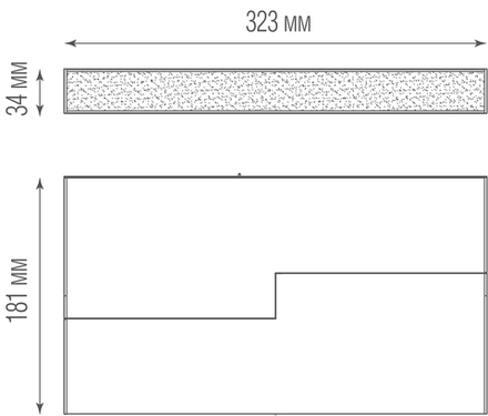 Светодиодный светильник для магнитного шинопровода,  15Вт