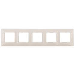 14-5005-02 ЭРА Рамка на 5 постов, Эра Elegance, сл.кость