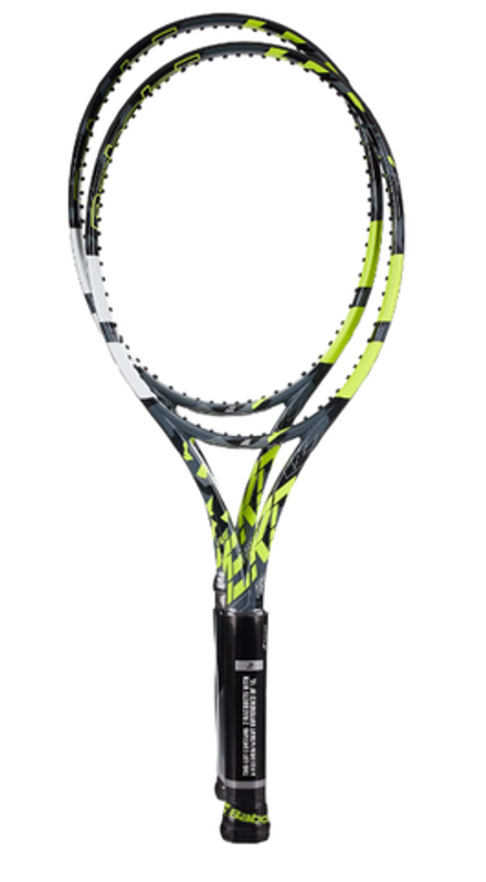 Теннисная ракетка Babolat Pure Aero 98 2 Pack - grey/yellow/white + Струны + Натяжка