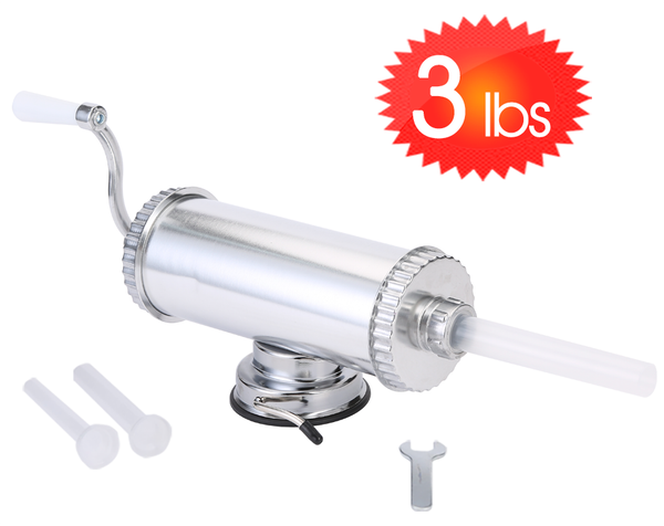 Шприц горизонтальный колбасный на 1.5 кг.