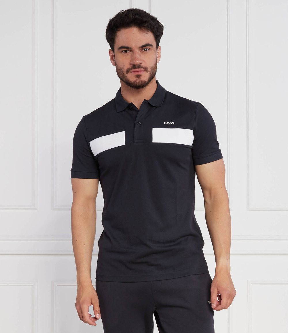 Поло Paule 2 BOSS GREEN - темно-синий(50494310)