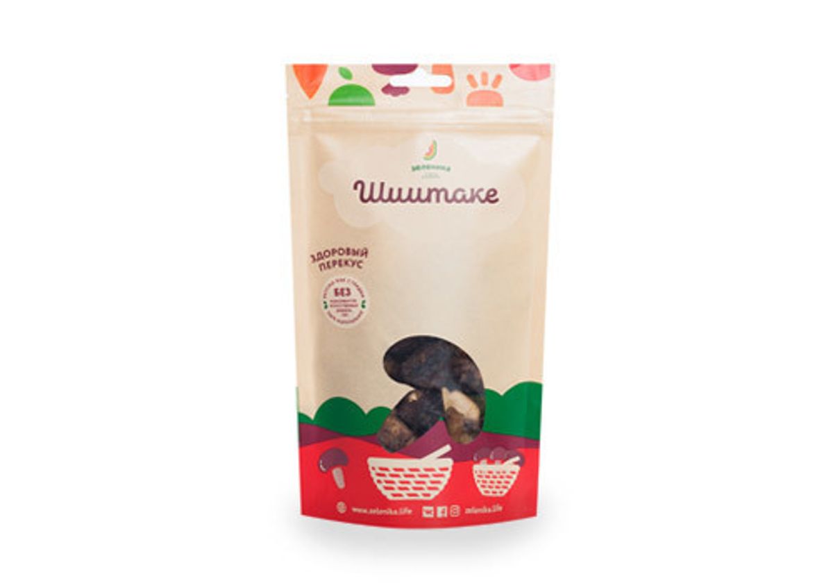 Здоровый грибной перекус из шиитаке, 50г
