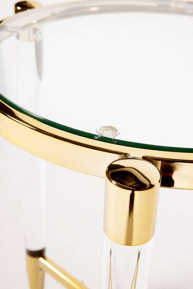 Приставной столик Ghost M Gold