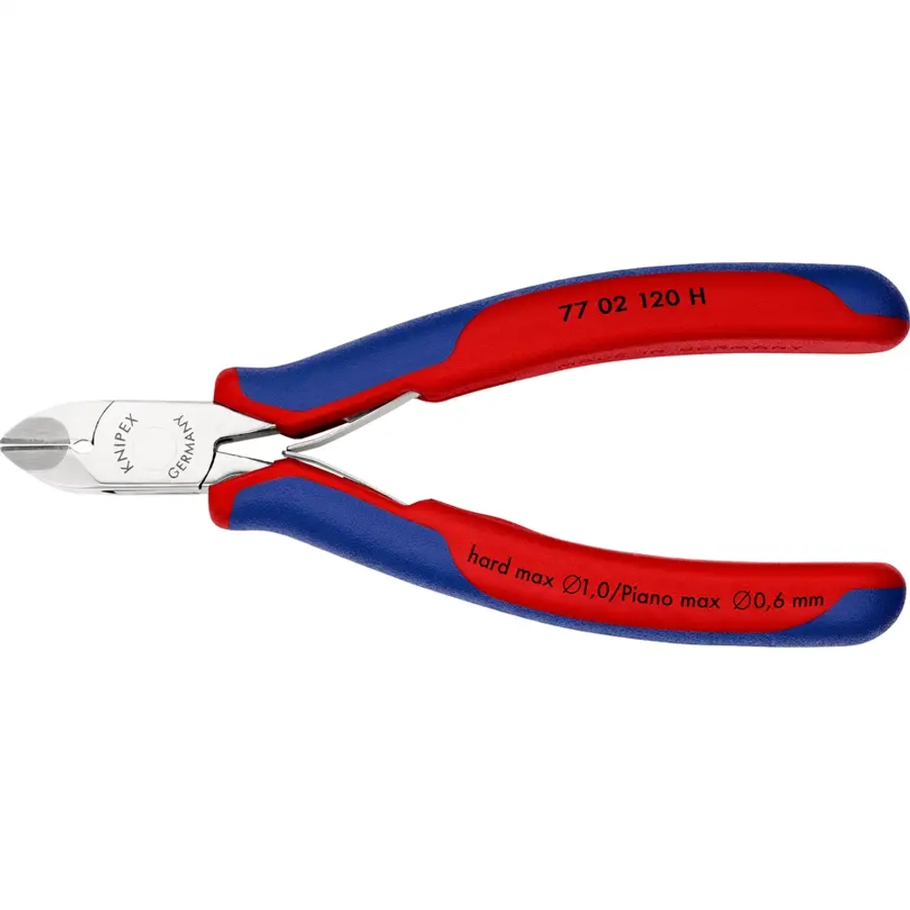 Кусачки боковые для электроники 120 мм Knipex 77 02 120 H