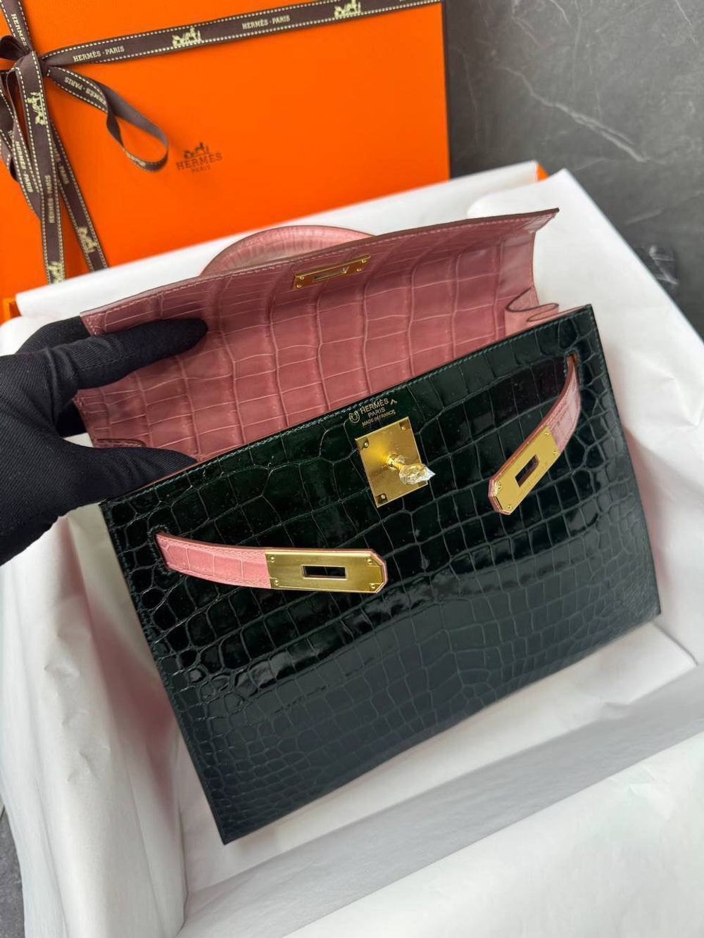 Сумка Hermes из кожи крокодила, арт. 462921246