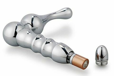 Серебристый металлический вибромассажер простаты Alloy (Цвет: серебристый)