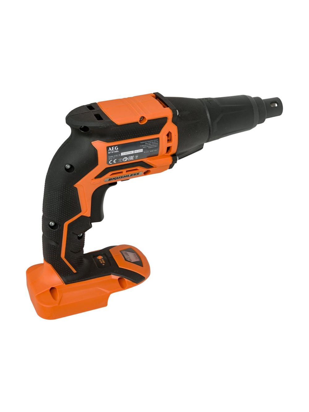 Бесщеточный шуруповерт для гипсокартона AEG BTS18BL-0  18В без аккумулятора в комплекте 4935459620