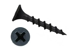Саморезы черные по дереву 3,5x35 (30шт)
