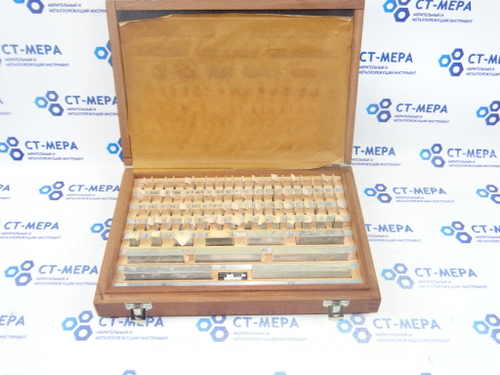 M.650.13.2. Набор прямоугольных калибровочных блоков 87 штук Класс 2 (ISO/DIN/JIS/GB) KEMMLER