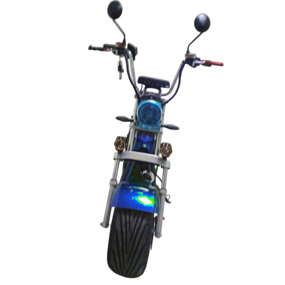 Электроскутер Citycoco GT E30 синий