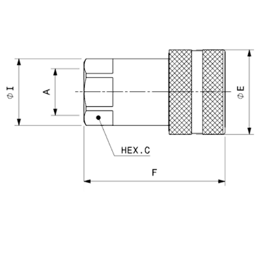 БРС ISO A BIR NPT 1.1/4 - D1.1/4 Розетка