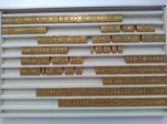 Комплект шрифтов для горячего тиснения OPUS O.FONT Cyrillik Masterset 5.5 mm Буквы и цифры Русский язык 2+1