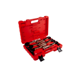 WDK-65612 Набор сварочных  зажимов с фиксаторами в пластиковом кейсе.