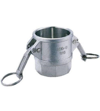 Кулачковое соединение тип D, розетка с внутренней резьбой BSP 2 (нерж.)