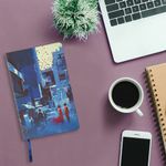 Ежедневник недатированный А5 (138х213 мм), BRAUBERG VISTA, под кожу, гибкий, 136 л., "Romantic", 112043